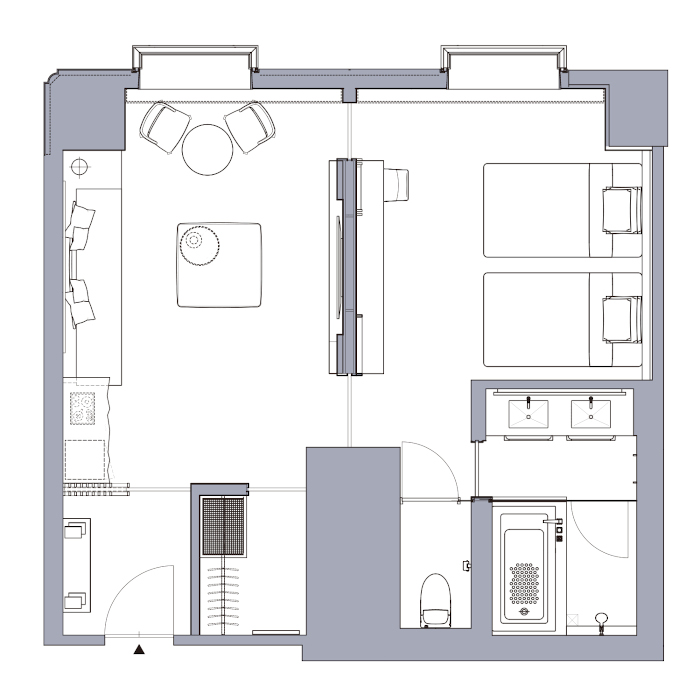Suite Room (superior) plan