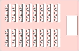 [研修会] 志賀の間1/2室（スクール形式）