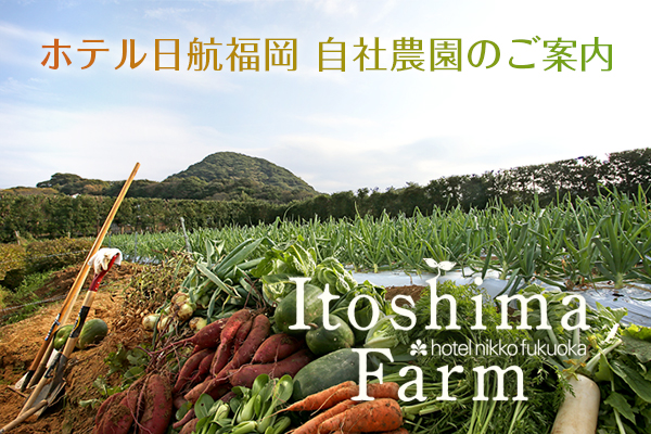 ホテル日航福岡　自社農園「糸島ファーム」のご案内