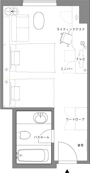 Twin Room (superior) plan
